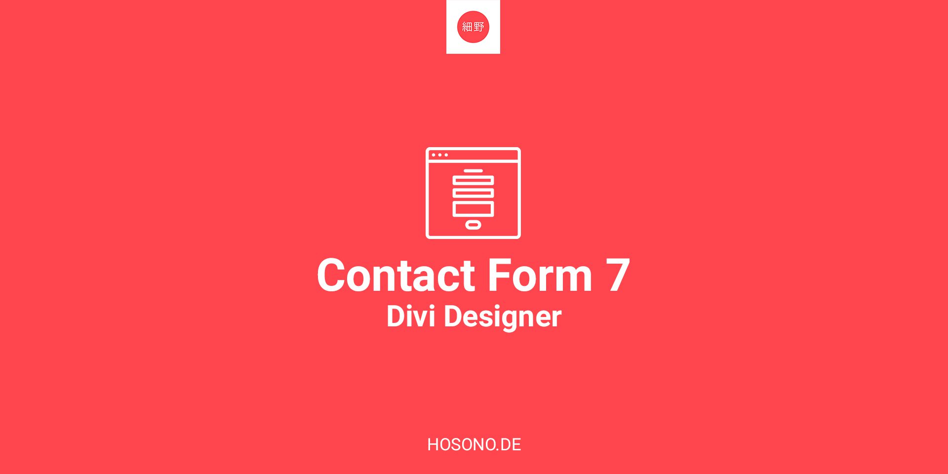 Contact Form 7 Formulare in Divi designen
